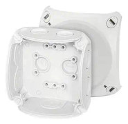 Hensel DK 0200 G Avgreningsbox (B x H) 93 mm x 93 mm Grå-vit (RAL 7035) IP66 1 st
