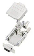 Amphenol L17DPPK09-M+L77HDE15S D-Sub honkontakt set 180 ° Antal poler: 15 Lödhona 1 st