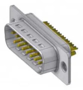 Deltron Connectors DTS15PZ/2 D-Sub kontakt 180 ° Antal poler: 15 Lödhona 1 st