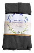 värmedyna med lavendeldoft 16 x 13 cm nylon antracit