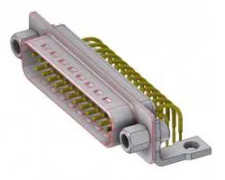 Deltron Connectors DTS25PYC/2M46UNB5 Deltron D-Sub kontakt 90 ° Antal poler: 25 Lödning, Pins 1 st