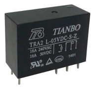 Tianbo Electronics TRA2 L-5VDC-S-Z Kretskort-relä 5 V/DC 20 A 1 NO 1 st