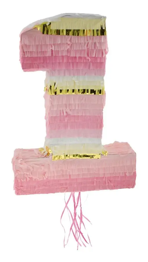 Pinata Nummer 1 Rosa Mix