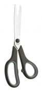 köks sax 22 cm gummi/stål svart/silver