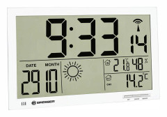 väderstation MyTime Jumbo37 cm vit 2-delad