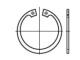 TOOLCRAFT 107898 Hållningsringar Ytterdiameter: 155 mm DIN 472 Fjäderstål 1 st