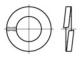 Fjäderringar TOOLCRAFT 105783 DIN 127 16.2 mm Fjäderstål 250 st