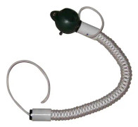 Rolly hoist 1.8m svart textilflätad sladd utan skärmtak