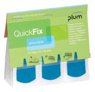 PLUM BR354045 QuickFix påfyllningspaket med detekterbara plåster