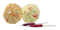 Japanske parasoller 100mm 144stk/pak - (144 stk.)