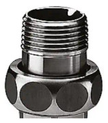 Union 1/2 -15 mm - rørgevind nippel og loddemuffe