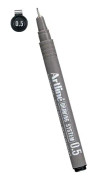 The drawing pen, Artline, EK235 0,1-0,5MM, black, 3123501 pakke a 12 stk - (12 stk.)