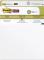 Post-it Easel Pad 559RP - Staffliblock - 635 x 762 mm - 30 ark - vitt - tydlig (paket om 2)