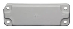FIBOX Blindflange EK polycarbonat str.1 for 190mm kasseside med skruer
