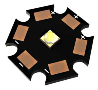 TRU COMPONENTS HighPower-LED-modul EEK: LED (EE-LED-GREY_SY_00) 1 W 139 lm 130 ° 2.73 V 350 mA TRU-LEDMO-STAR-152