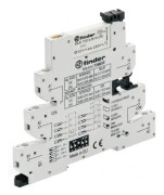 Finder 39.81.0.024.0060 Koblingsrelæ 24 V/DC, 24 V/AC 6 A 1 x skiftekontakt Tray 1 stk