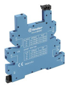Finder 93.61.8.230 Reläuttag med fäste, med lysdiod, med EMC-märkning av reläspolen Passar till serien: Phoenix Contact Serie EMD-SL Finder 34.51, Fi