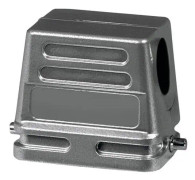 Amphenol C146 21R024 500 1-50 Cylinderhus 2 tvärstänger, 1 kabeluttag på sidan, låg konstruktion 50 st