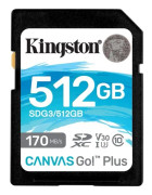 KINGSTON 512GB SDXC Canvas Go Plus 170R