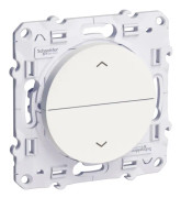 Schneider Electric Odace 2gang tryckknapp vit (S52D207)