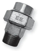 Opal Flare U12 straight union nut 1" galvanized - 10833106
