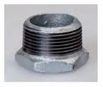 Opal Nut-nut reduction N4 6/4x3/4 "galvanized 824120