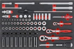 Hylsnyckelsats 77 delar Teng Tools