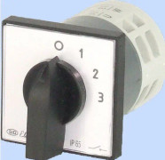 Elektromet kamströmställare 0-1-2-3 3P 12A IP65 med ljusbåge E12-62 (921262)