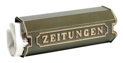 Tidningsfack Burg Wächter Gjuten aluminium Brons