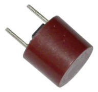 ESKA 887125 Mikrosäkring med radiell tråd rund 6,3 A 250 V långsam -T- 500 st