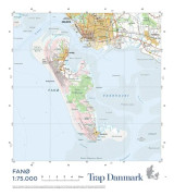Trap Danmark: Karta över Fanö | Trap Danmark | Språk: Danska