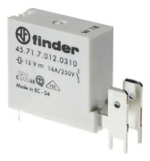 Finder 45.71.9.012.0310 Printrelæ 12 V/DC 16 A 1 x sluttekontakt 50 stk