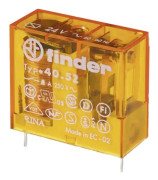 Finder 40.52.8.024.2000 Printrelæ 24 V/AC 8 A 2 x omskifter 50 stk