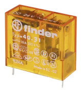Finder 40.31.8.230.2000 Printrelæ 230 V/AC 10 A 1 x skiftekontakt 50 stk