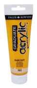 DALER & ROWNEY GRADUATE AKRYLFÄRG, GOLD 701