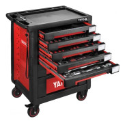 Yato YT-55293, Stål, Svart, Röd, 5 lådor, 2 lådor, 35 kg, 25 kg