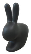 Qeeboo rabbit Chair Baby Black