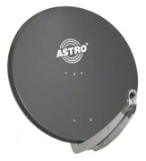 Astro ASP 78 A, 10,95 - 11,75 GHz, 12,5 - 12,75 GHz, 38,5 dBi, Anthracit, Aluminium, 78 cm