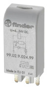 Finder Indstiksmodul med diode, med display, LED 99.02.9.220.79 1 stk