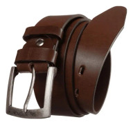 Rovicky Smooth men's belt made of genuine leather with a matte 100 cm Rovicky buckle.