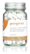 Georganics Natural Teeth Cleansing Tablets, Orange, 120 tablets