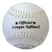 baseballbollkork/konstläder âŒ€9 cm vit