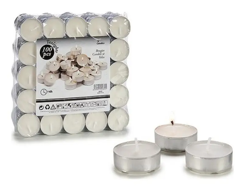 Set med levande ljus (100 Delar)