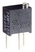 Vishay T63YB101KT20 T63YB101KT20 Trimmpotentiometer 12-växlar Linjär 0.25 W 100 Ω 4320 ° 1 st