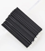 10-pack Sminkborste Eyelinerpensel (svart/vit)