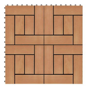 Medina Trall 22 st 30x30 cm 2 kvm WPC teakfärg