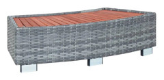 Medina Spatrappa grå konstrotting 92x45x25 cm