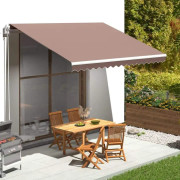 Medina Markisväv brun 4x3,5 m