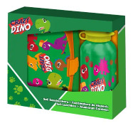 Dinosaur Matlåda och Alu Vattenflaska Set
