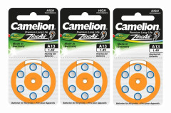 Hörapparatsbatterier 13 Orange 18-pack